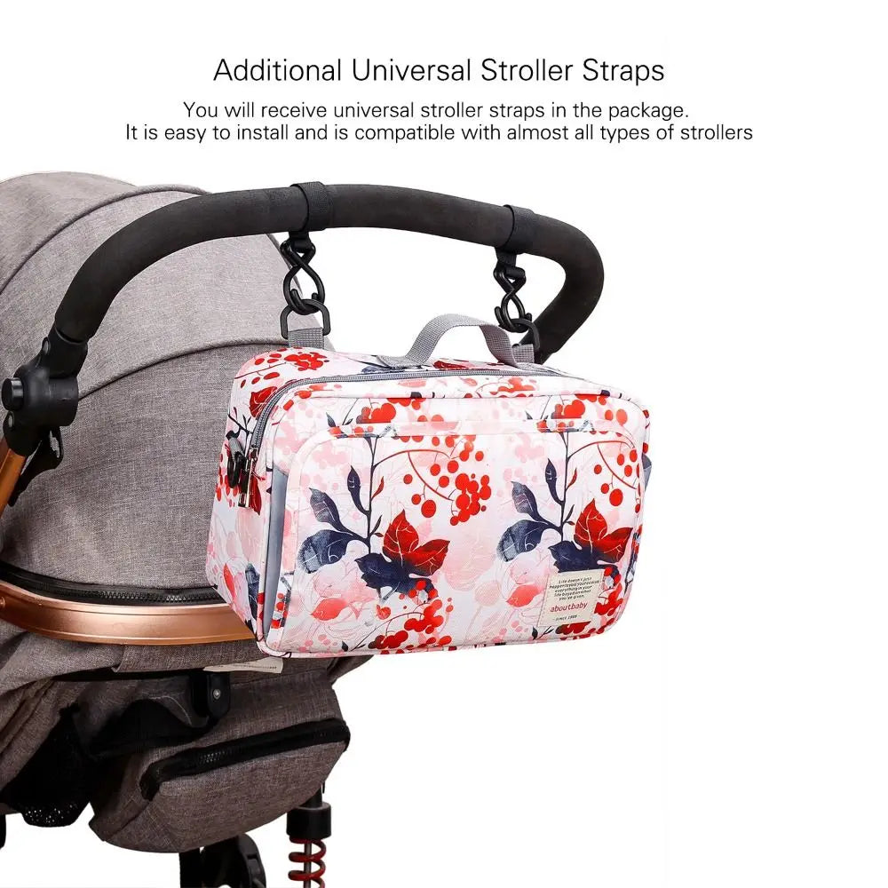 Waterproof Stroller Bag – Large Multi-Pocket Pram Organizer