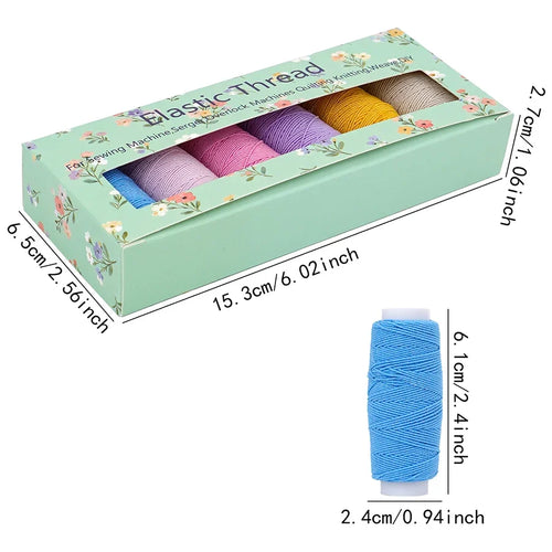 0.6mm Elastic Polyester Sewing Thread 20M – Bobbin & Beading