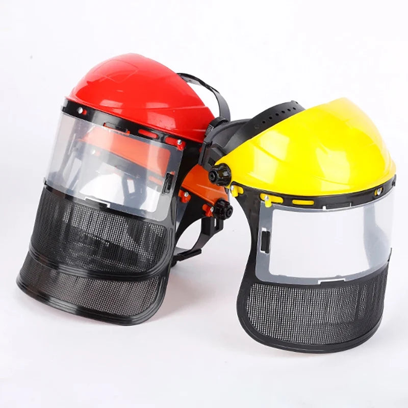 Safety Helmet Full Face Mesh Mask – Garden & Forestry