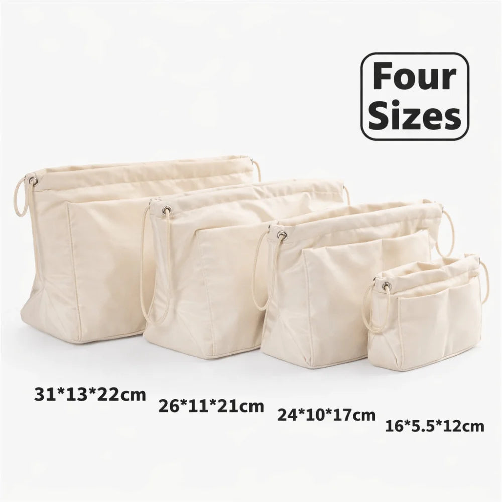 Women's Handbag Organizer Insert – Multi-Compartment Cosmetic Bag