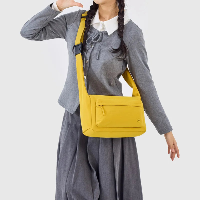 Nixie Nylon Crossbody Bag – Lightweight Multi-Compartment Satchel