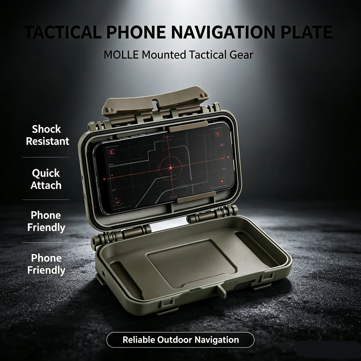 Tactical MOLLE Phone Holder Navigation Board | Hunting Vest Admin Panel