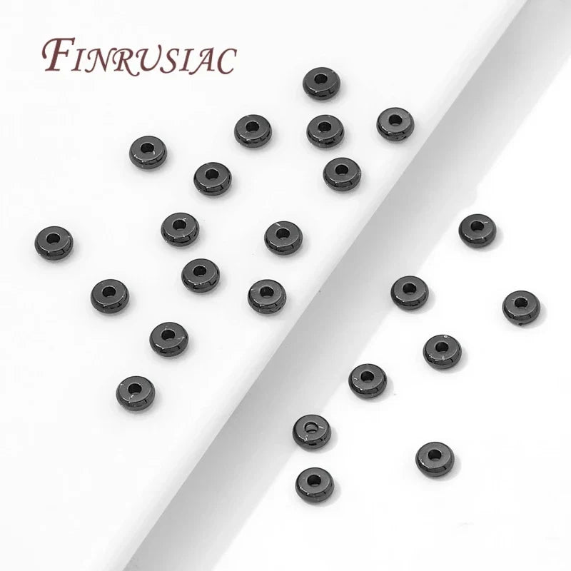 Black Plated Brass Spacer Beads 3mm 5mm – DIY Jewelry Findings