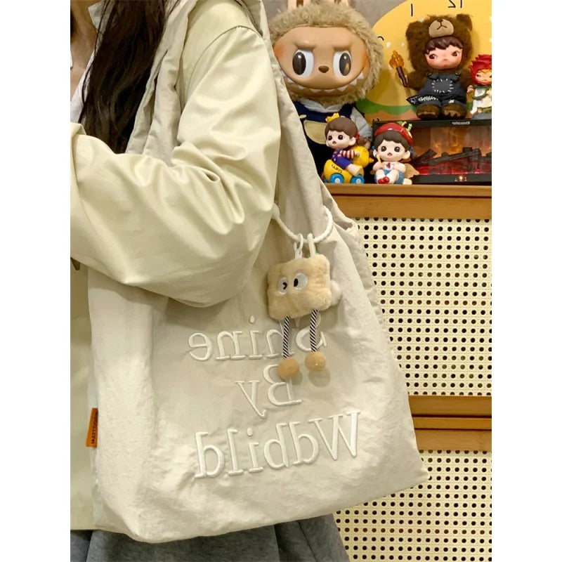 Casual Nylon Tote Bag – Lightweight Women's Shoulder Bag