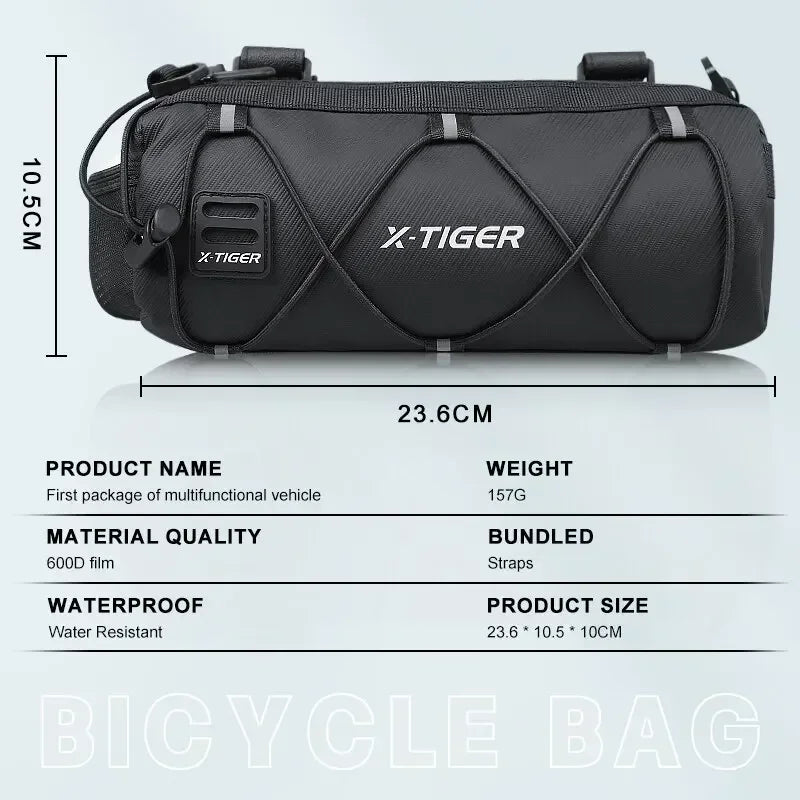 X-TIGER Waterproof Handlebar Bike Bag | MTB & Road Cycling