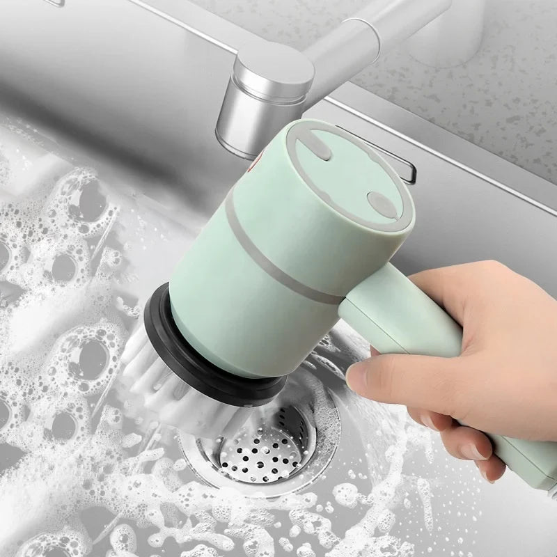 Wireless Electric Cleaning Brush – Handheld Multi-Use Scrubber