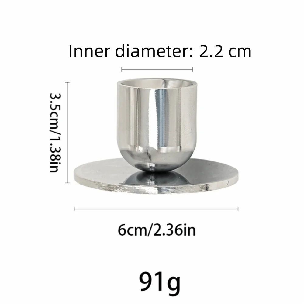 Modern Vintage Iron Candlestick Holder – Elegant Table Decor