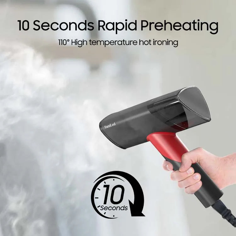 SunLed Handheld Garment Steamer 1000W – Portable Vertical Steam