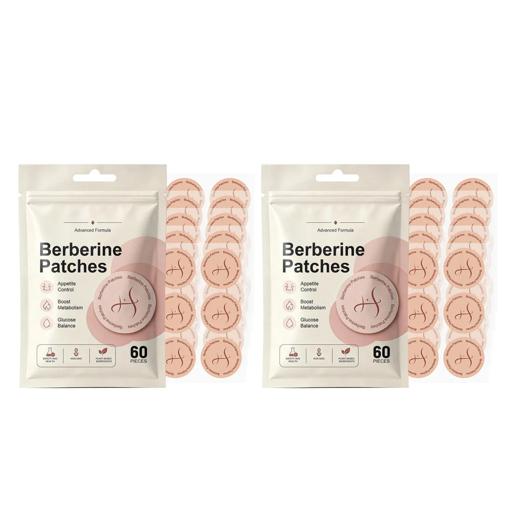 60Pcs Berberine Patches – Body Contour & Energy Support