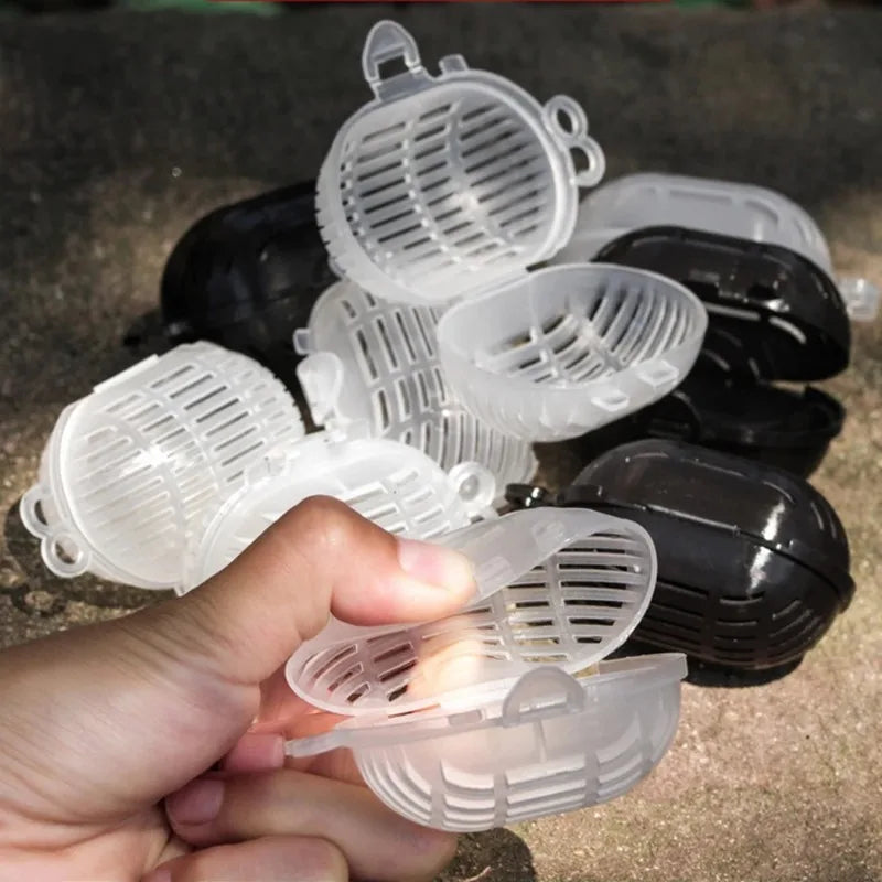 5pcs Bait Cage Feeder Fishing Basket – Shrimp & Lobster Trap