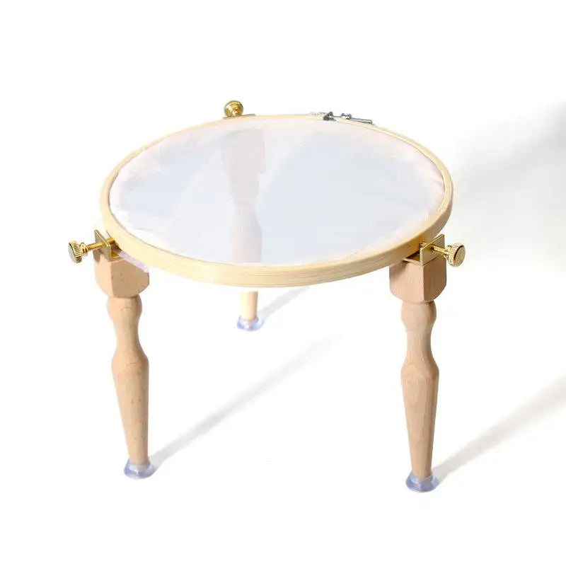 Adjustable Wooden Embroidery Hoop Stand for Cross Stitch