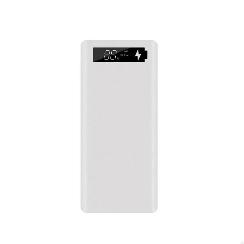 18650 Battery Case 8-Slot Solderless Enclosure with Display Window