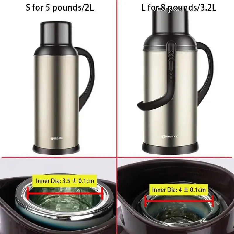 Thermos Bottle Replacement Stopper – Food Grade Silicone & Steel