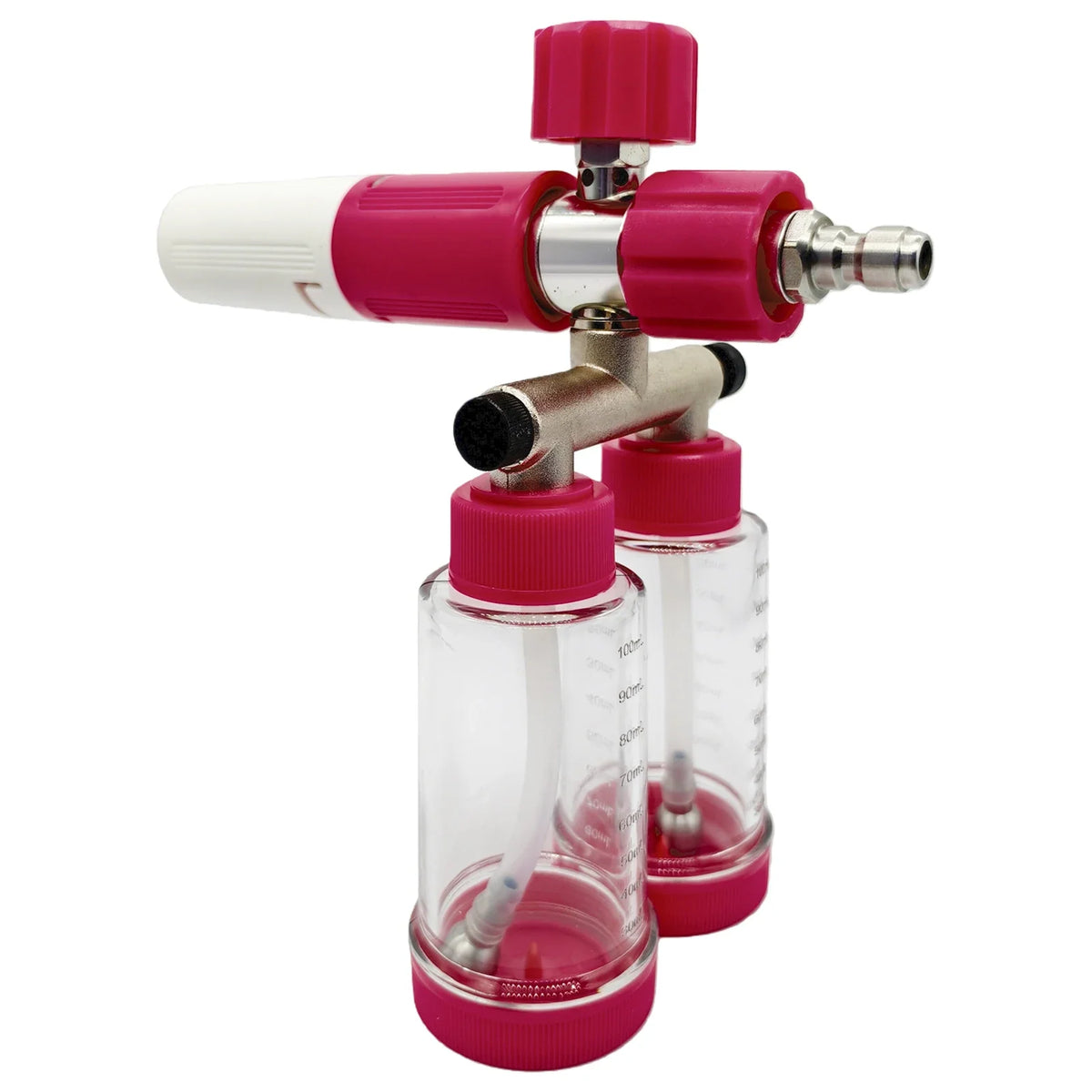 VKTECH 100ML Dual-Kettle Snow Foam Lance Car Wash Sprayer
