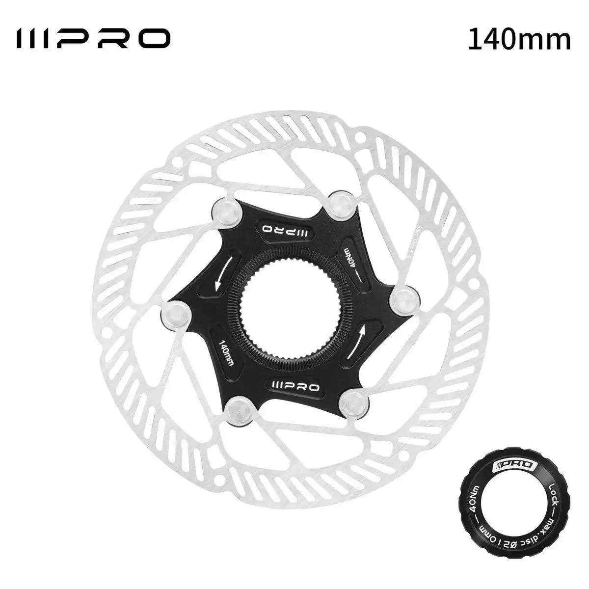IIIPRO Centerlock Bike Rotor MTB & Road Disc Brake 140–180mm