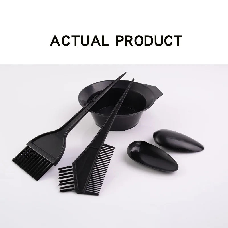 Hair Dyeing Tools Set – Brushes, Bowls, Cape & Gloves Kit