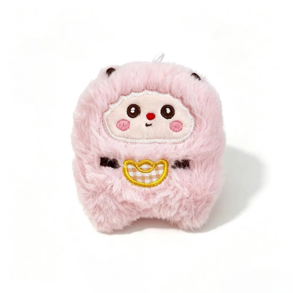 Squeaky Sheep Plush Keychain – Soft Lamb Pendant Ornament