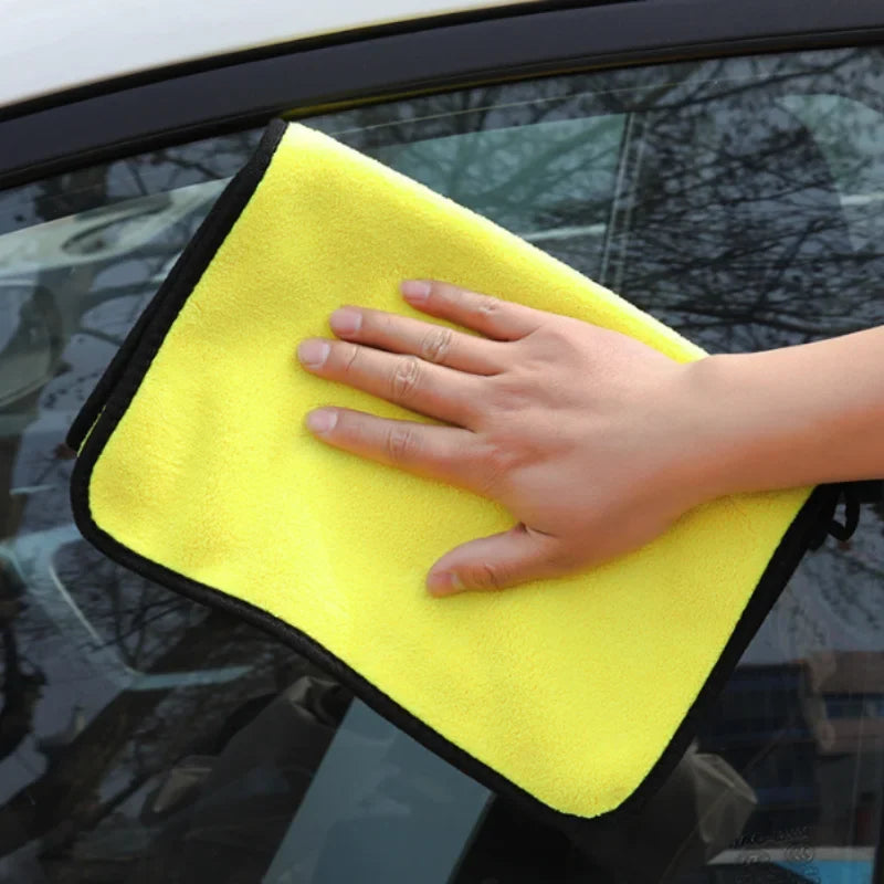 Microfiber Car Cleaning Towels – Quick-Dry Double Layer Cloth