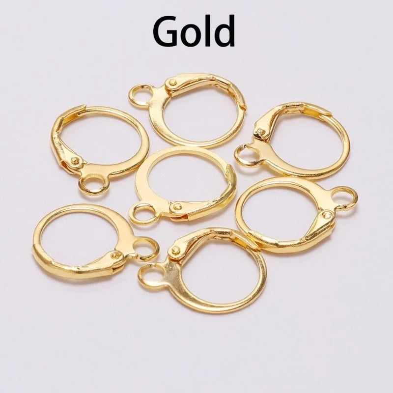 30pcs French Earring Hooks Copper DIY Jewelry Making Findings