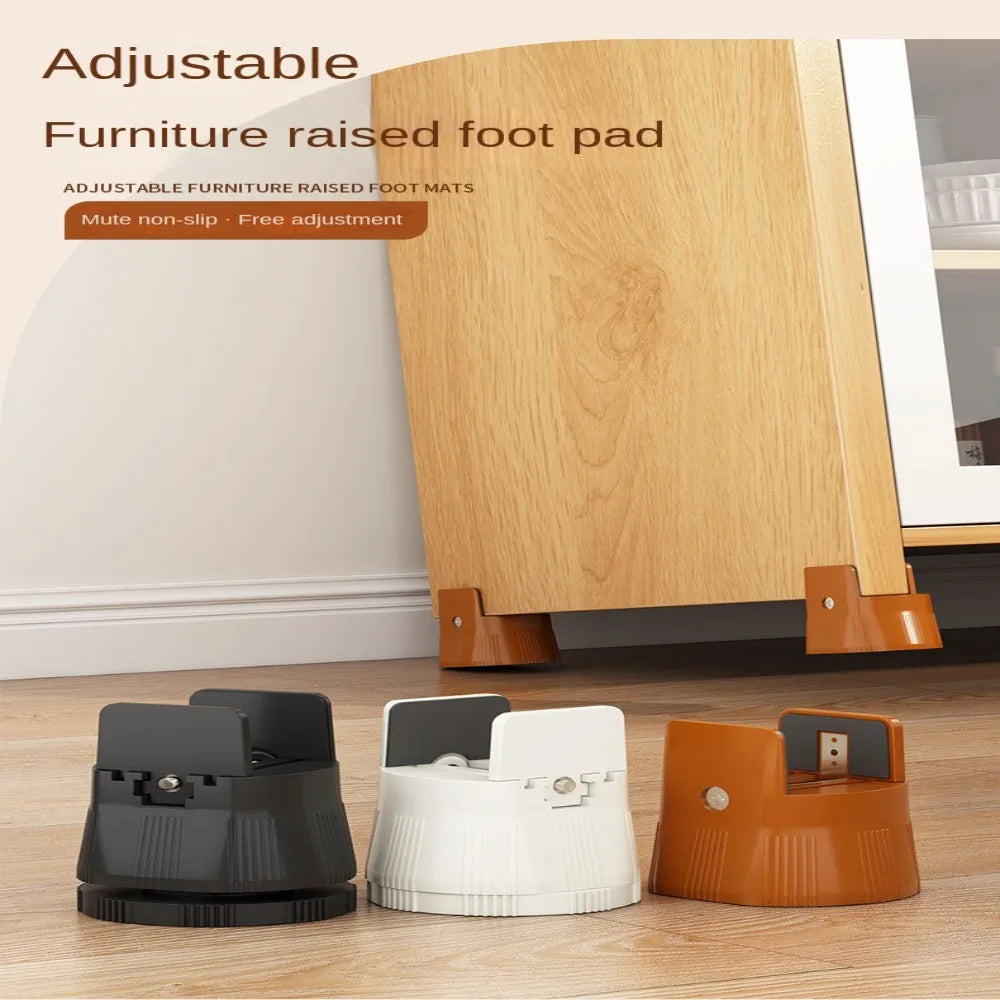 Non-Slip Furniture Risers & Shock-Absorbing Mats – Adjustable