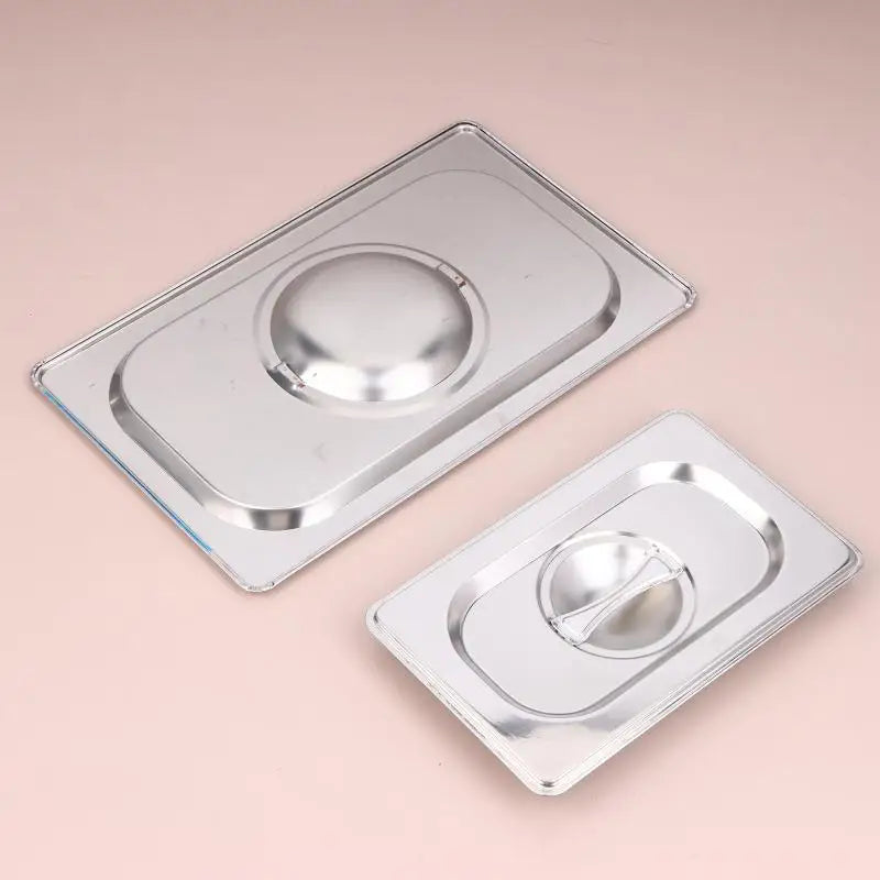 Stainless Steel Food Pan Lids – Steam Table Covers 1/9–1/1