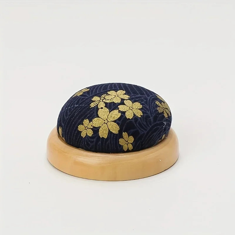 Wooden Base Pincushion – DIY Sewing Needle Storage Holder