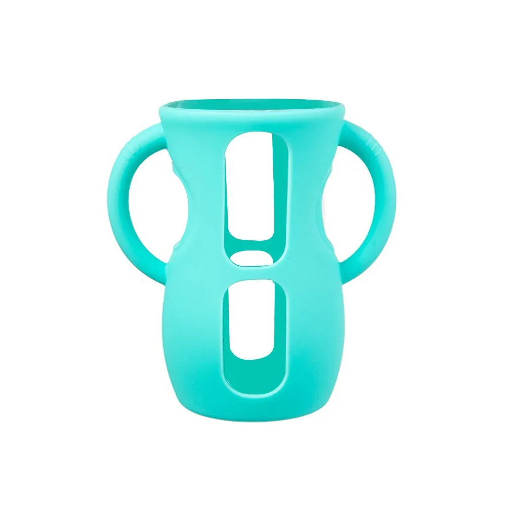 Silicone Baby Bottle Sleeve with Handle | 120/240ml Easy Grip