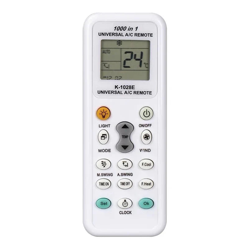 Universal AC Remote Control K-1028E LCD 1000-in-1 Compatible