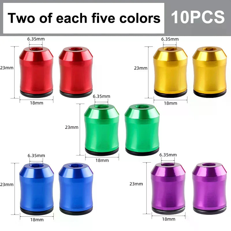 Magnetic Screwdriver Bit Ring 6.35mm Aluminum Alloy Magnetizer