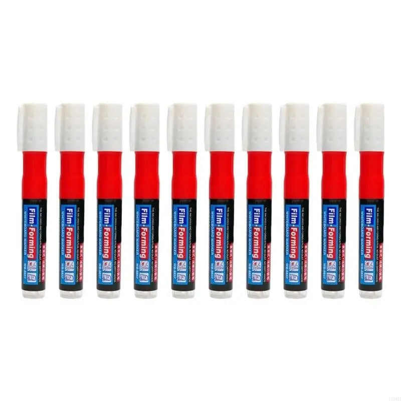 Film Forming Whiteboard Marker Set | 10 Pack Peelable