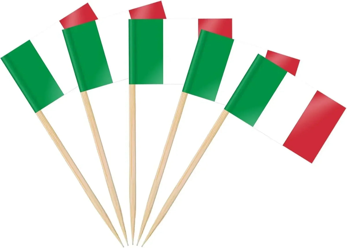 Netherlands Flag Toothpicks – Holland Mini Food Picks 100 Pcs