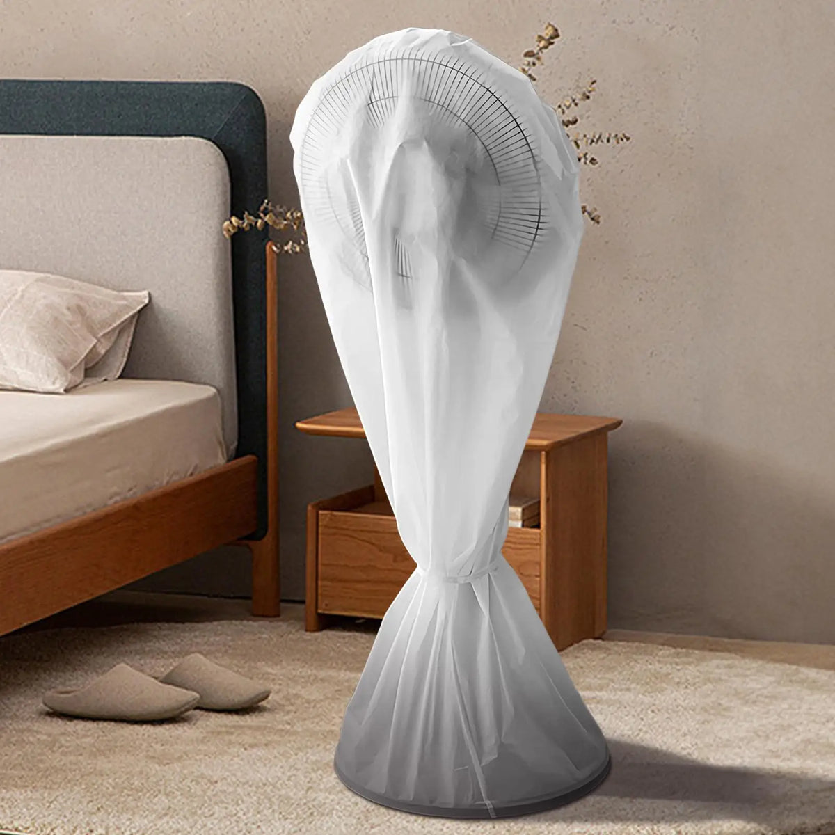 Waterproof Standing Fan Dust Cover – PVC Protective Case