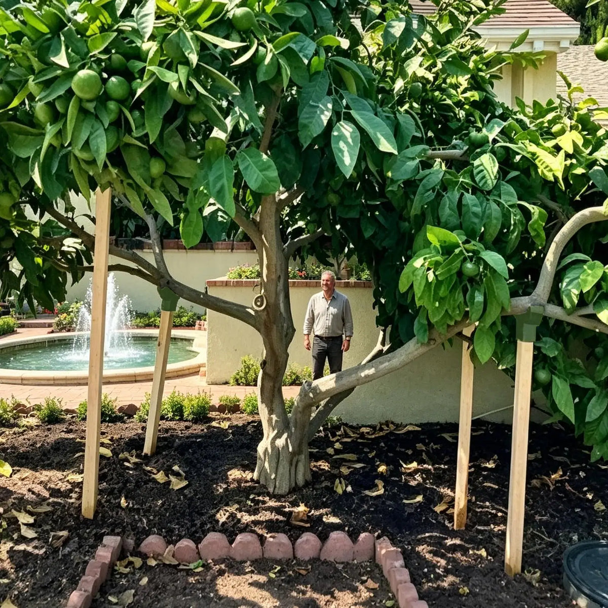 Heavy Duty U-Shape Tree Branch Support Brace for Garden & Orchard