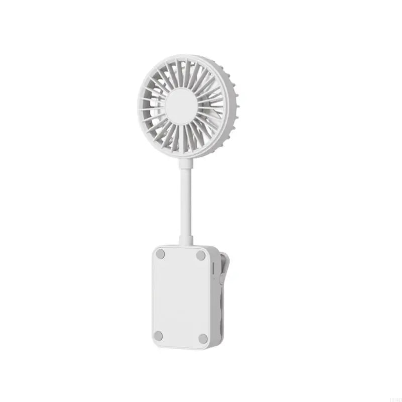 Portable USB Clip Fan | 3 Speeds & 1200mAh Battery