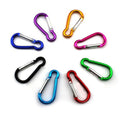 10-Pack Aluminum Carabiner Clips – Camping & Outdoor Snap Hooks