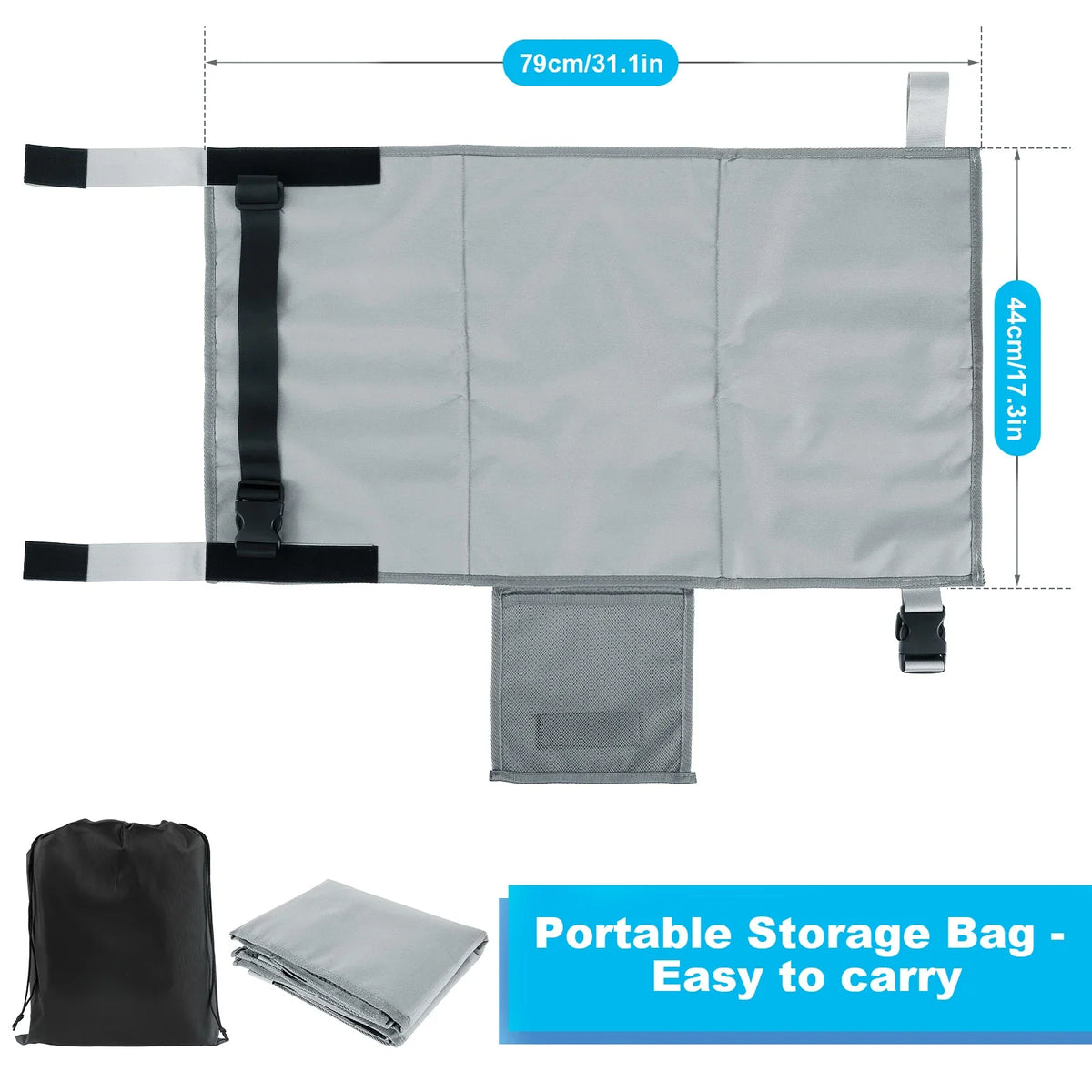 Toddler Airplane Bed & Footrest Hammock | Portable Travel Seat