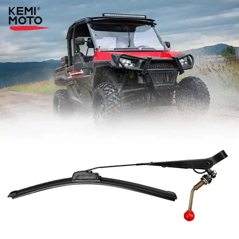 KEMIMOTO UTV Manual Windshield Wiper Kit – Polaris Can-Am