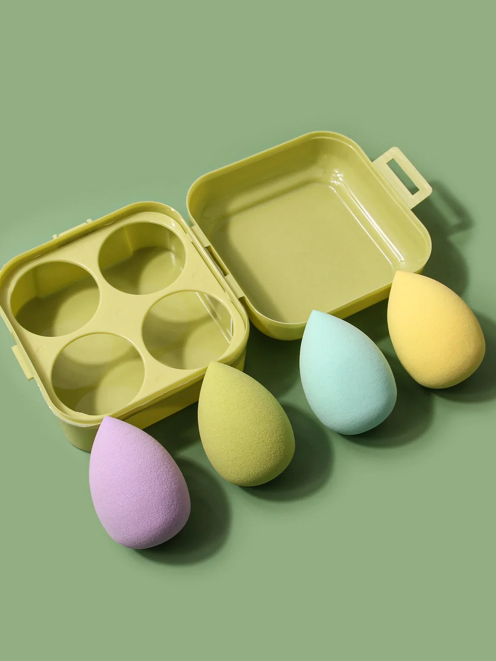 4PCS Soft Makeup Sponge Set – Beauty Egg & Powder Puff