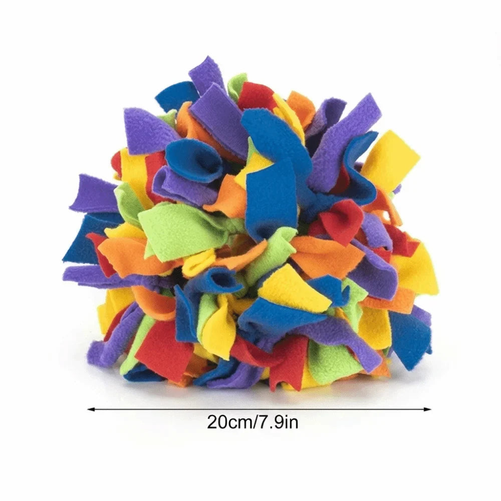Rainbow Snuffle Ball Dog Enrichment Toy – Brain Training & Slow Feed