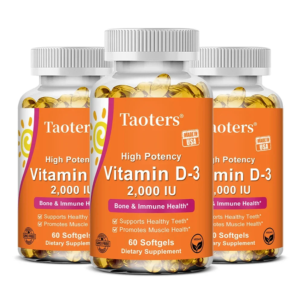 STRESSXCEL Vitamin D3 2000IU – Bone, Muscle & Immune Support