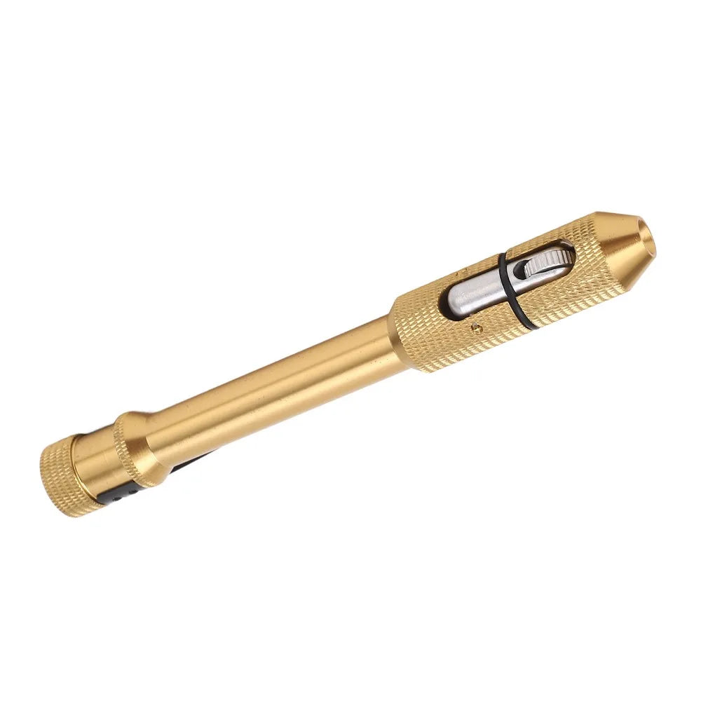 TIG Welding Wire Feed Pen – Aluminum Alloy, Gold Knurled Grip