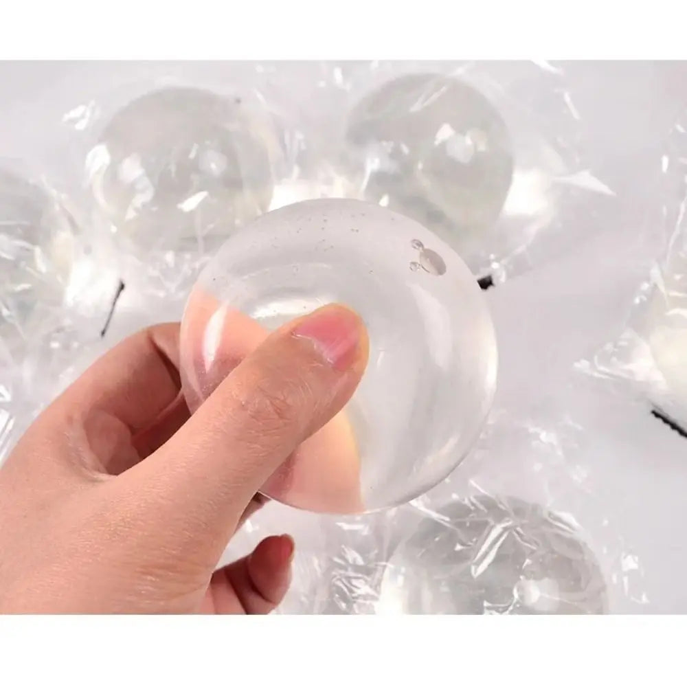 Transparent TPR Squeeze Ball – Squishy Fidget Toy for Focus