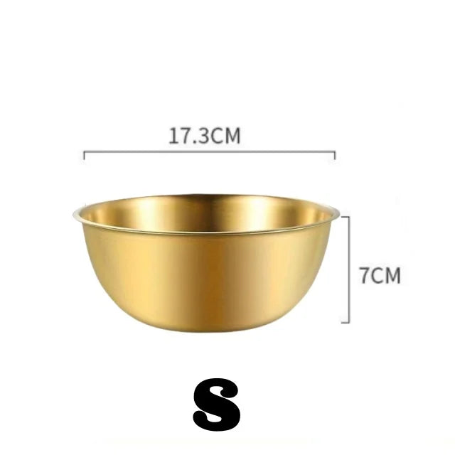 Stainless Steel Mixing Bowl Set with Scale – 1-3 Pcs