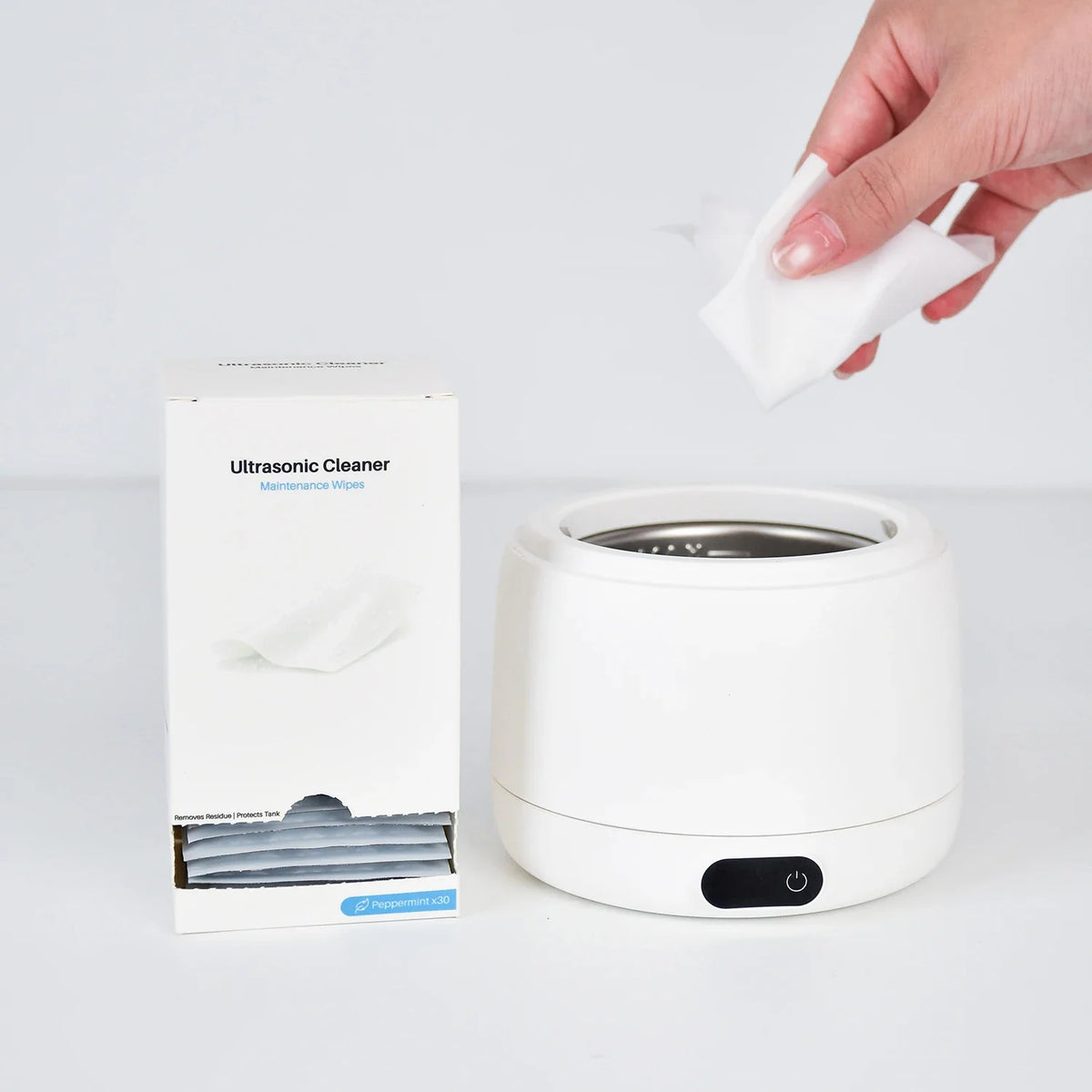 Ultrasonic UV Cleaner 45kHz 200ml Touch Timer | Home Use