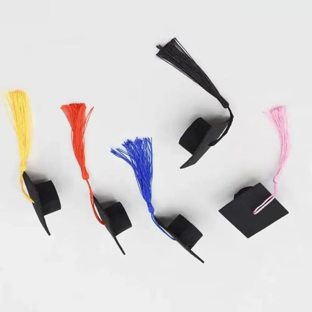 Mini Felt Graduation Cap Tassel Set – DIY Party Decor
